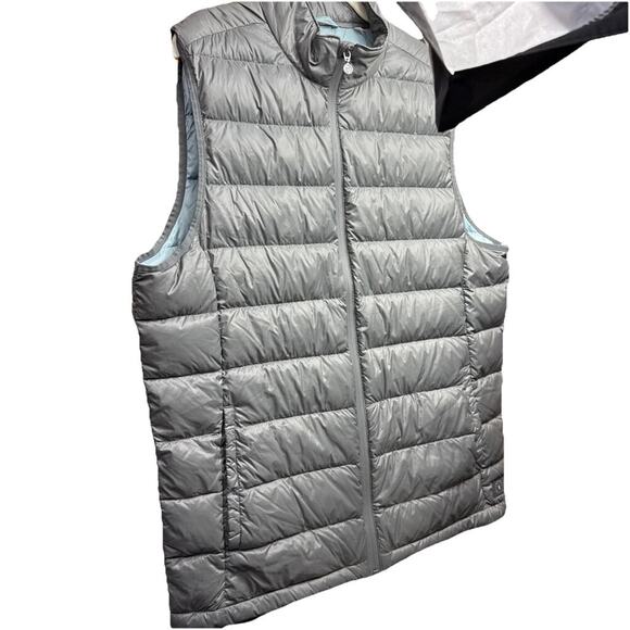 March Madness Edition Linksoul Down Vest In Gray Men's Large EUC - Picture 7 of 15